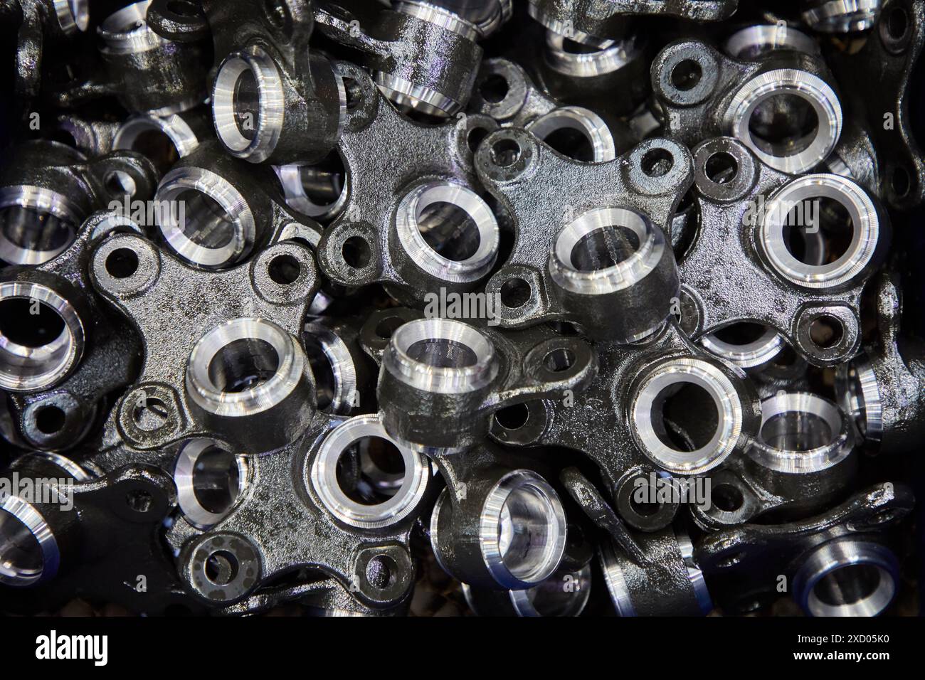 Parti di autoveicoli, industria metallurgica, Gipuzkoa, Paesi Baschi, Spagna, Europa Foto Stock