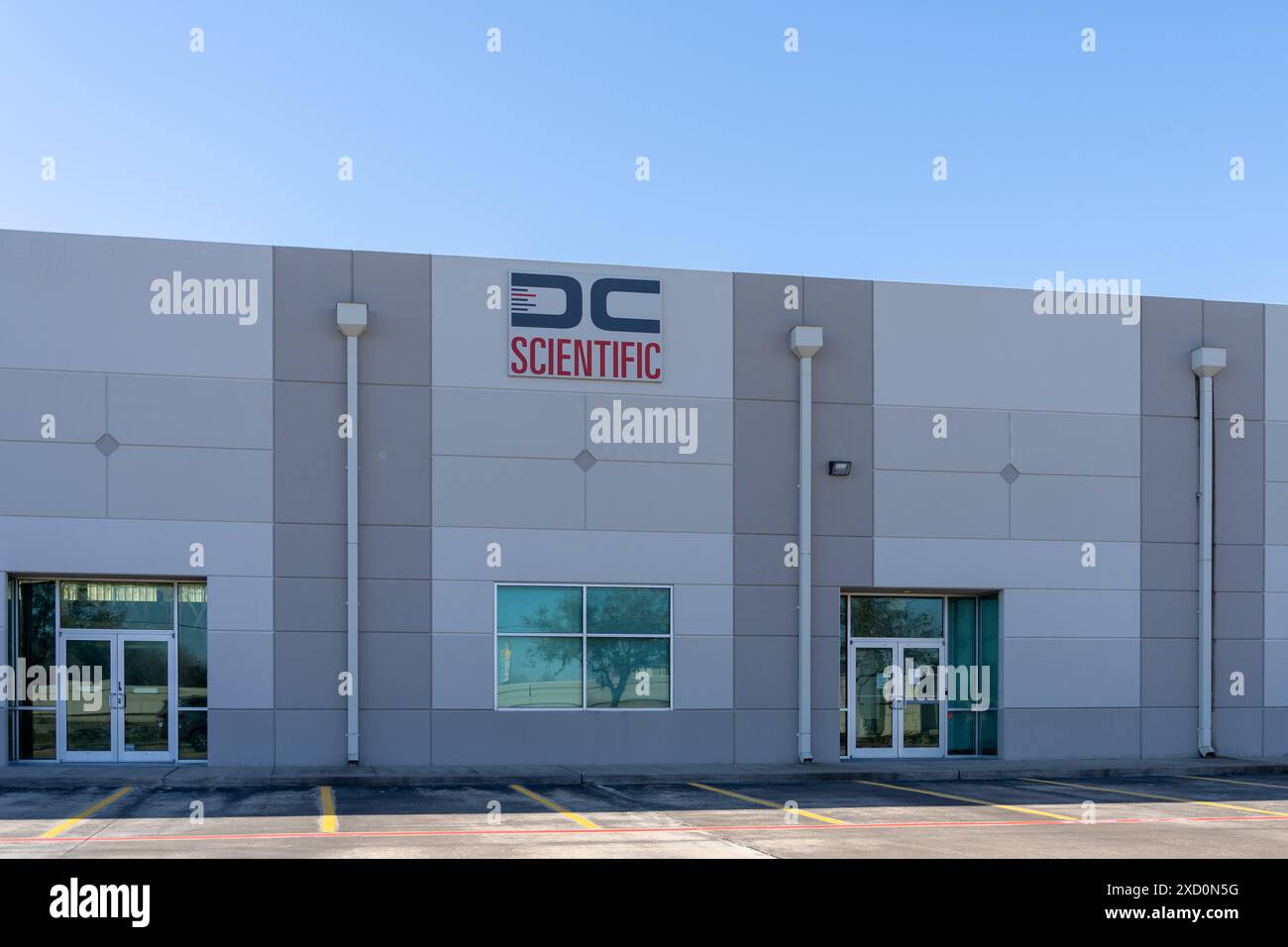 Houston, Texas, Stati Uniti - 13 marzo 2022: Sede della DC Scientific a Houston, Texas, Stati Uniti. Foto Stock