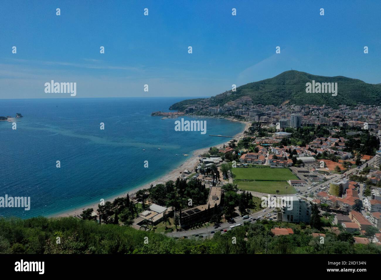 Budva Riviera, Budva, Montenegro Foto Stock