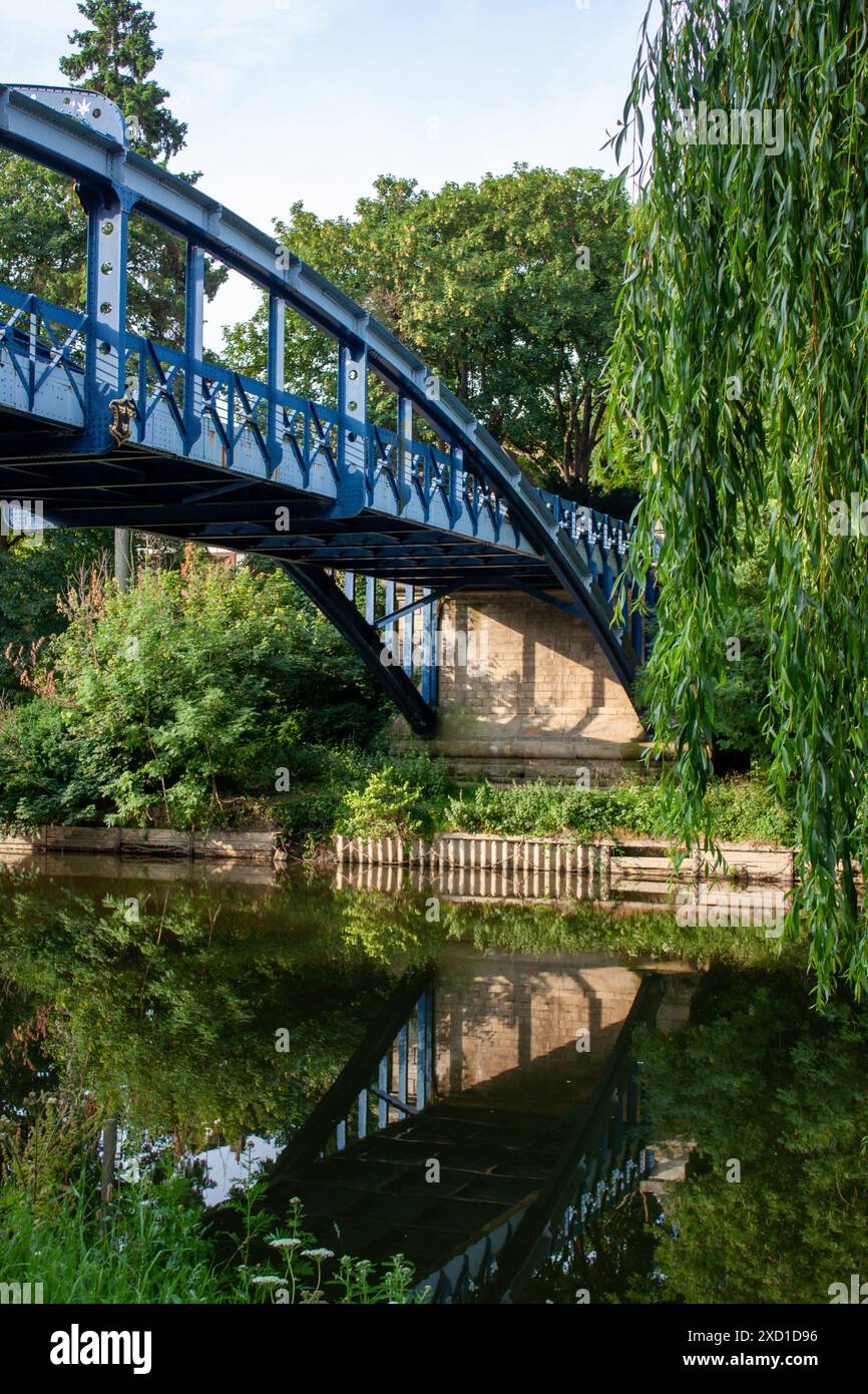 Kingsland Bridge, Shrewsbury, Shropshire, Regno Unito Foto Stock