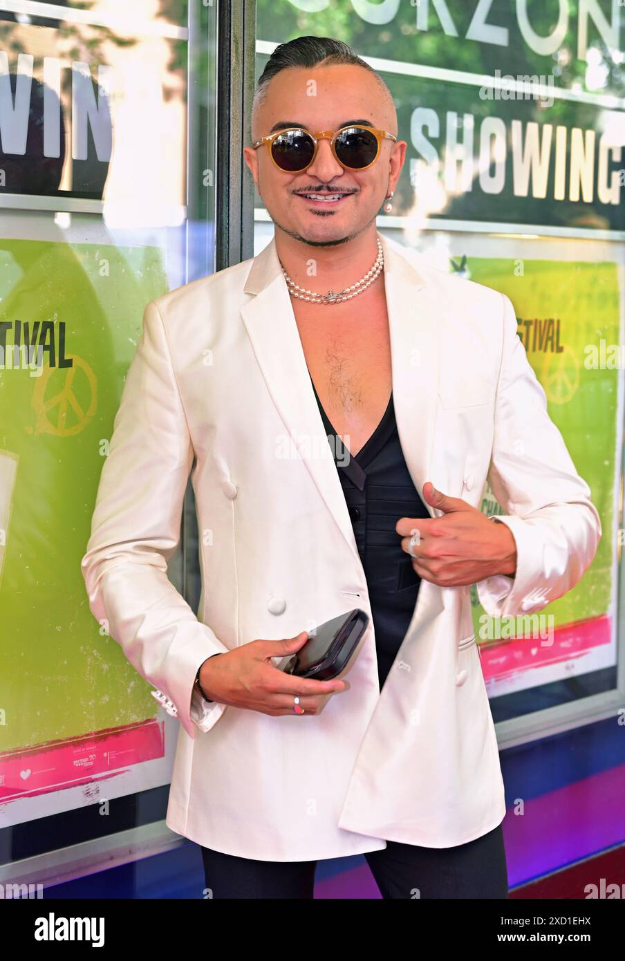 LONDRA, REGNO UNITO. 19 giugno 2024. David Martinez Flores partecipa al 32° Raindance Film Festival Opening Gala 2024 al Curzon Cinema Mayfair, Londra, Regno Unito. Credito: Vedi li/Picture Capital/Alamy Live News Foto Stock