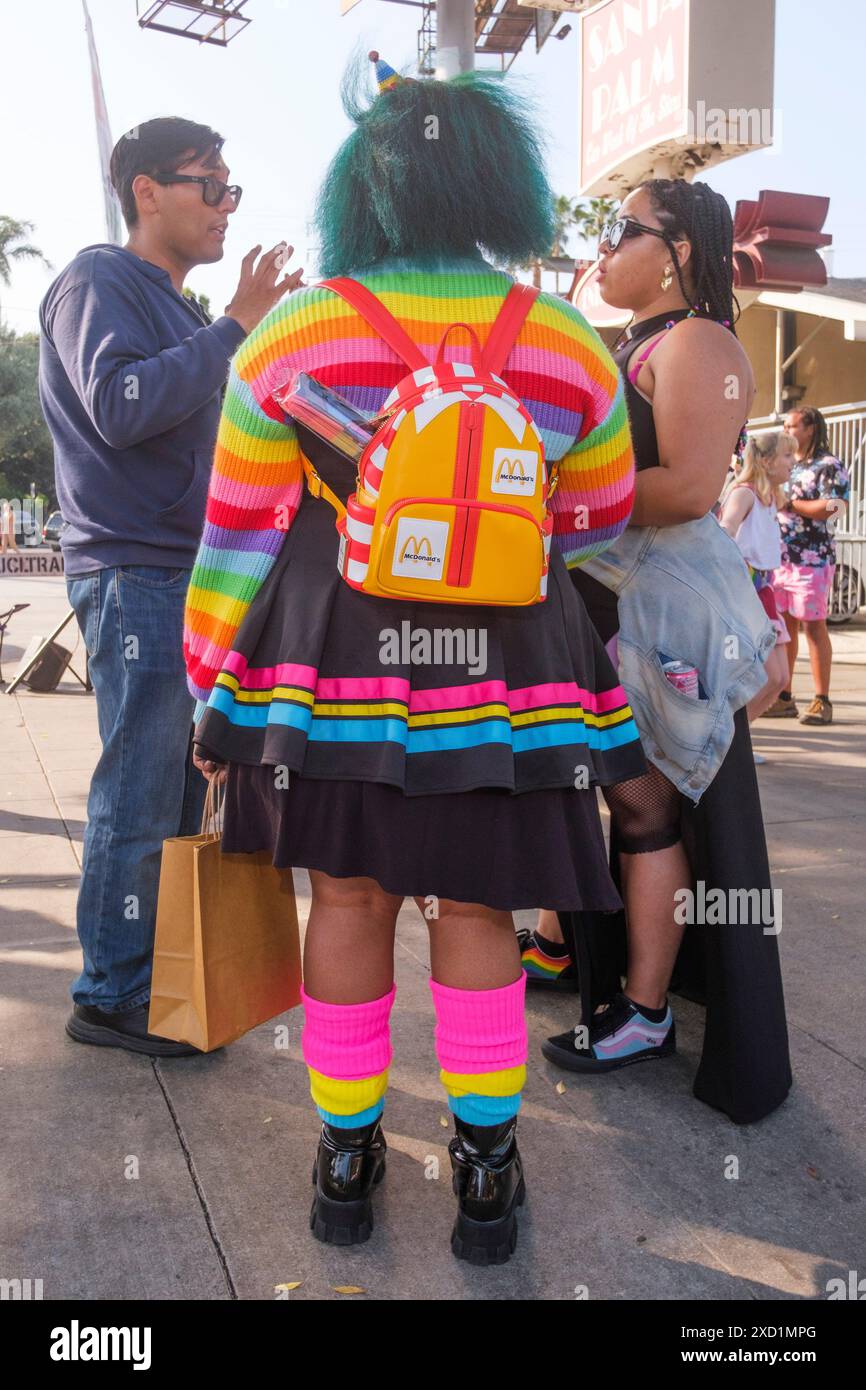 West Hollywood Pride Festival, Los Angeles, California, Stati Uniti Foto Stock