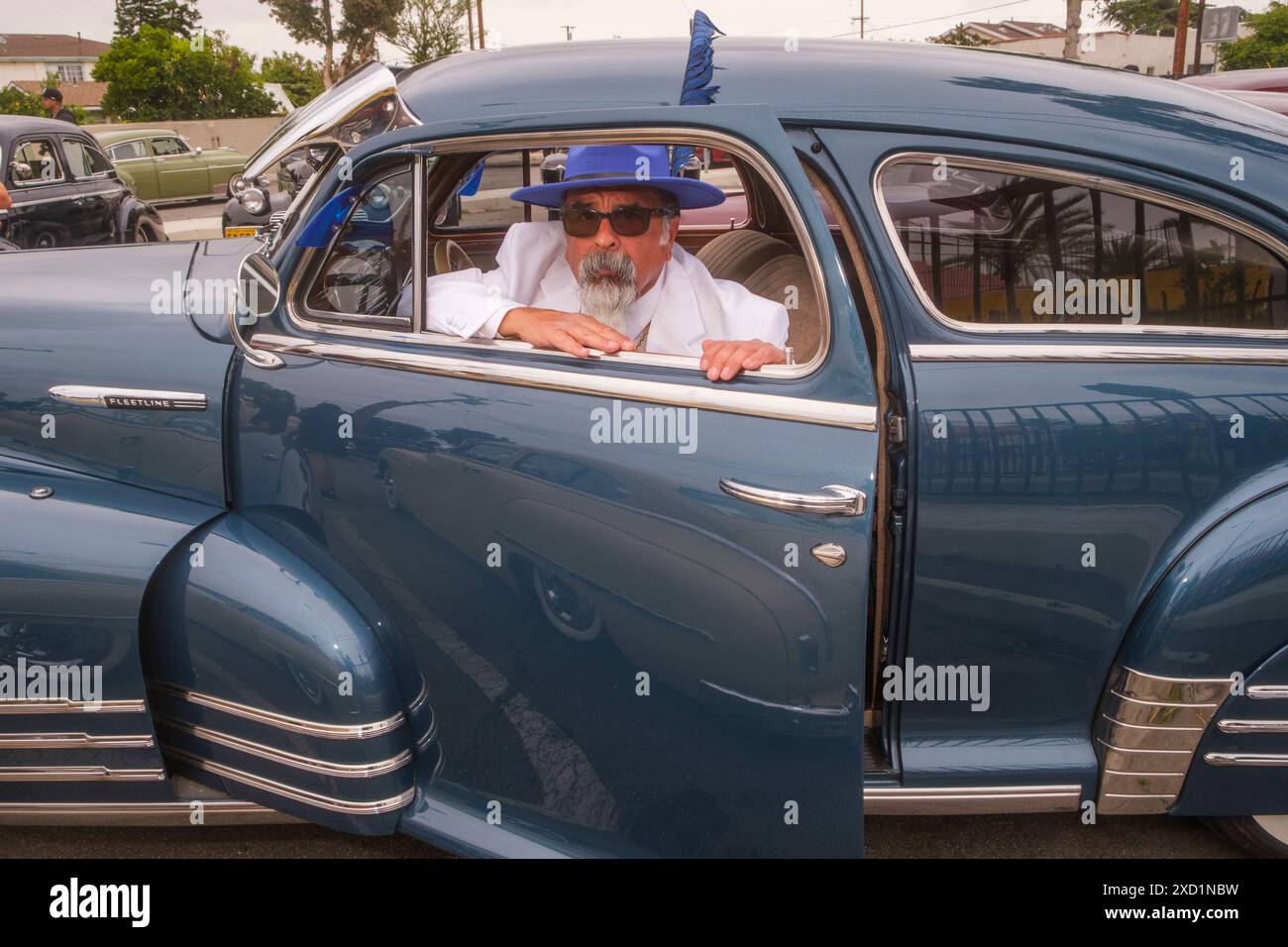 Zoot Suit Riots Memorial Cruise, Whittier, California, USA - crociera del 81° anniversario il 6/2/2024 Foto Stock