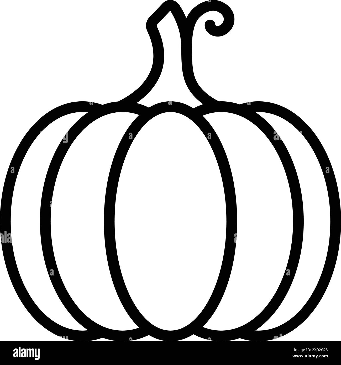 Icona per zucca, gourd Illustrazione Vettoriale