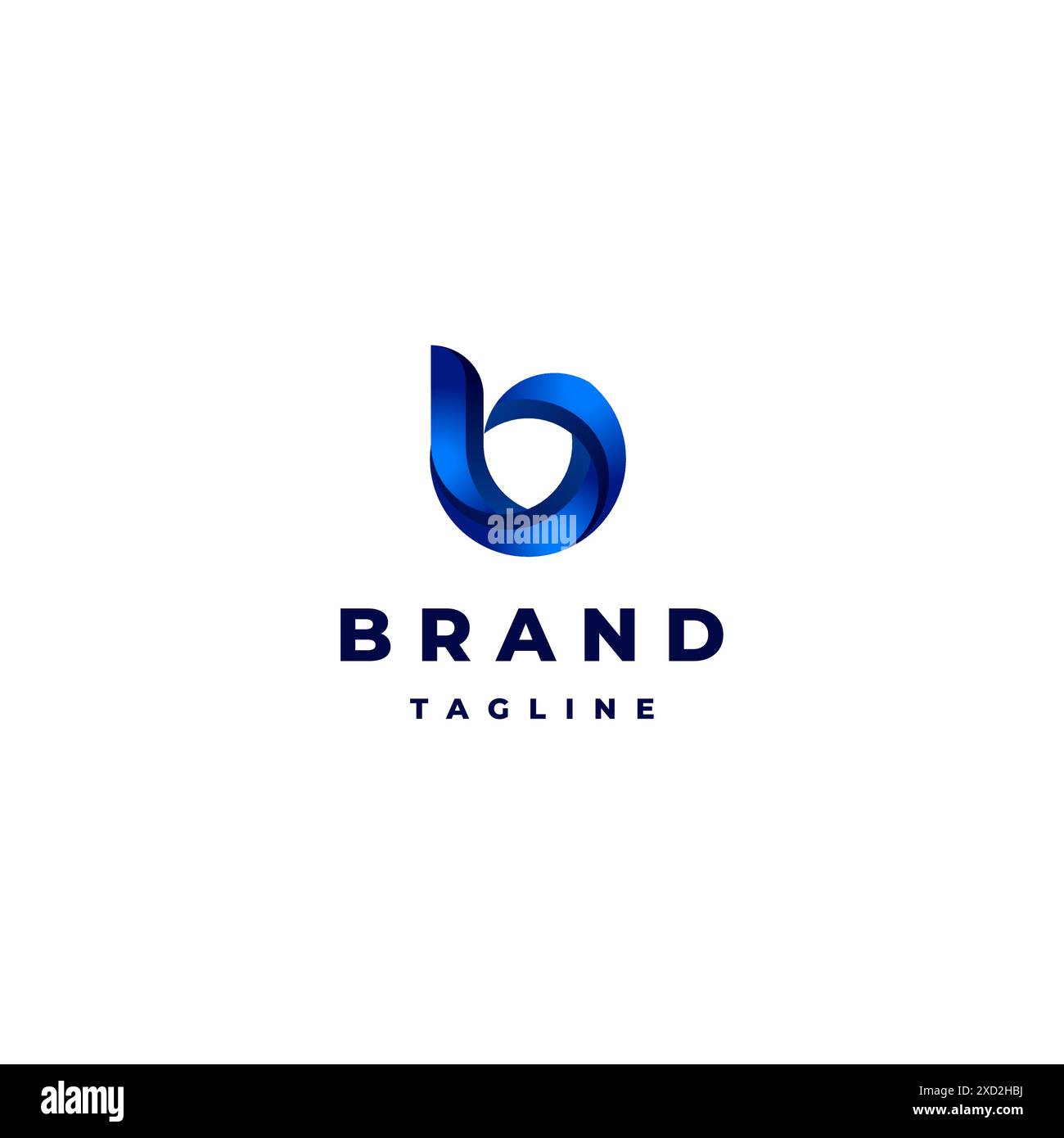 Silhouette dello scudo all'interno b Letter con logo con motivo della fotocamera otturatore. Motivo della fotocamera otturatore forma lettera B e icona scudo all'interno del design del logo. Illustrazione Vettoriale