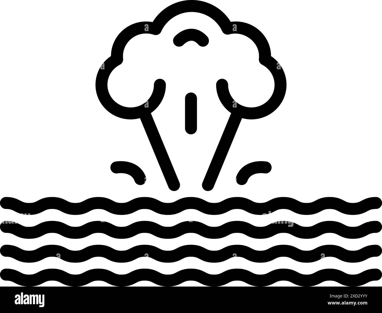 Icona per fenomeno, incidenza Illustrazione Vettoriale