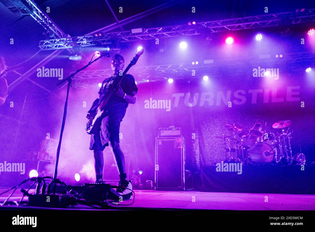 Tornello in concerto al Circolo Magnolia di Milano. Foto di Davide Merli Foto Stock