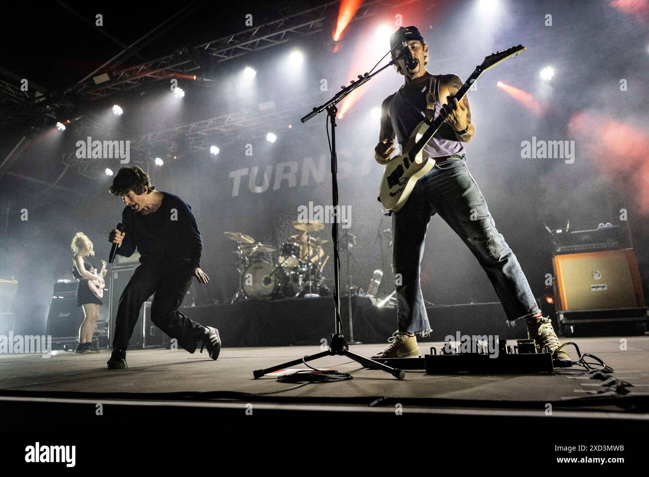 Tornello in concerto al Circolo Magnolia di Milano. Foto di Davide Merli Foto Stock