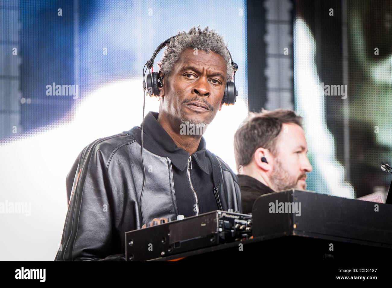 Grantley Marshall, alias Daddy G of Massive Attack nel giugno 2024 Foto Stock