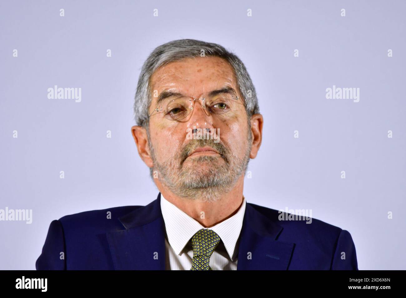 20 giugno 2024, città del Messico, città del Messico, Messico: La presidente eletta virtuale del Messico, Claudia Sheinbaum Pardo, ha presentato oggi sei dei suoi collaboratori che faranno parte del suo gabinetto presidenziale e la accompagneranno per tutto il suo semestre. Ernestina Godoy Ramos sarà Consigliere legale della Presidenza, Juan RamÃ³n de la Fuente sarà Segretario degli affari Esteri, Julio Berdegué sarà il nuovo capo del Ministero dell'Agricoltura, Â . Alicia BÃ¡rcena, Segretario dell'ambiente e delle risorse naturali, Rosaura Ruiz, Segretario del Consiglio Nazionale delle Scienze, delle Scienze e delle tecnologie Foto Stock