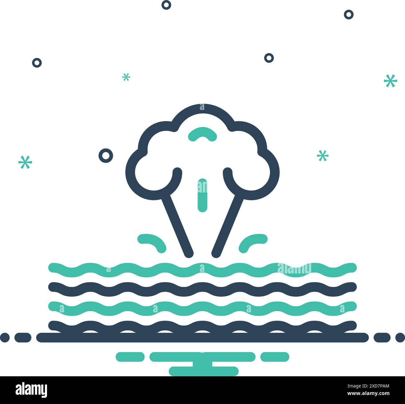 Icona per fenomeno, incidenza Illustrazione Vettoriale