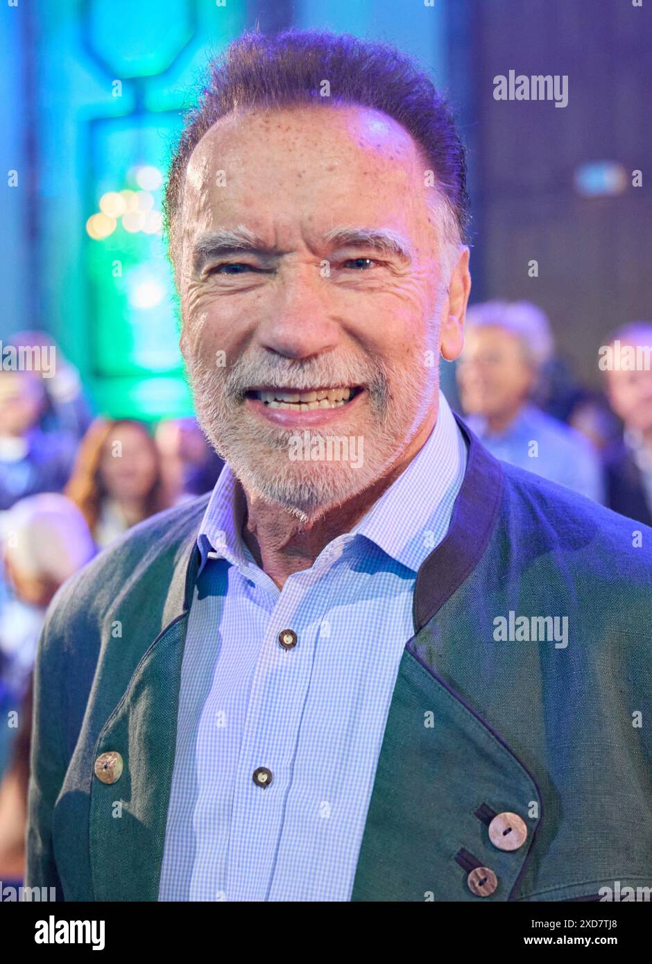 Vienna, Austria. 20 giugno 2024. Austrian World Summit 2024 - The Schwarzenegger Iniative - il 20 giugno 2024, a Vienna, Austria., Arnold SCHWARZENEGGER, conferenza - 20240620_PD1726 credito: APA-PictureDesk/Alamy Live News Foto Stock