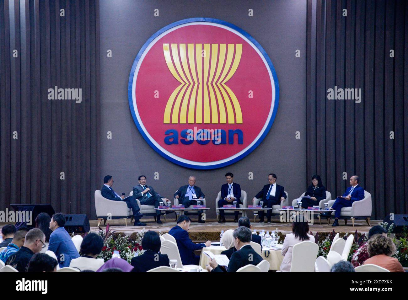 Giacarta. 19 giugno 2024. Il Forum Cina-ASEAN Future Relations si terrà a Giacarta, Indonesia, il 19 giugno 2024. Crediti: Xu Qin/Xinhua/Alamy Live News Foto Stock