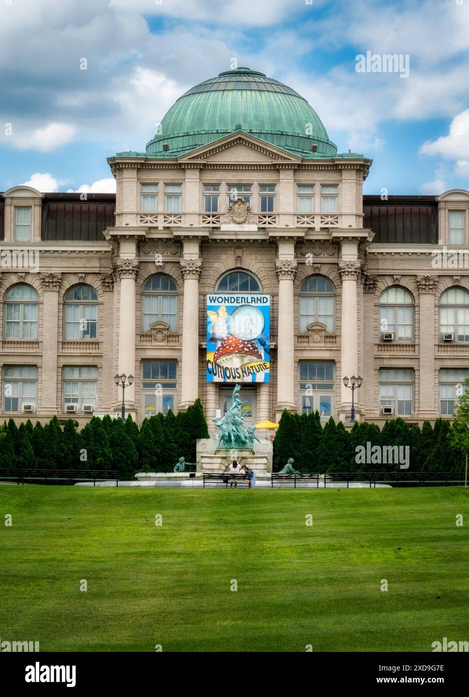 Il New York Botanical Garden, situato nel Bronx, è un museo vivente, un'istituzione educativa e un'attrazione culturale iconica, Stati Uniti 2024 Foto Stock