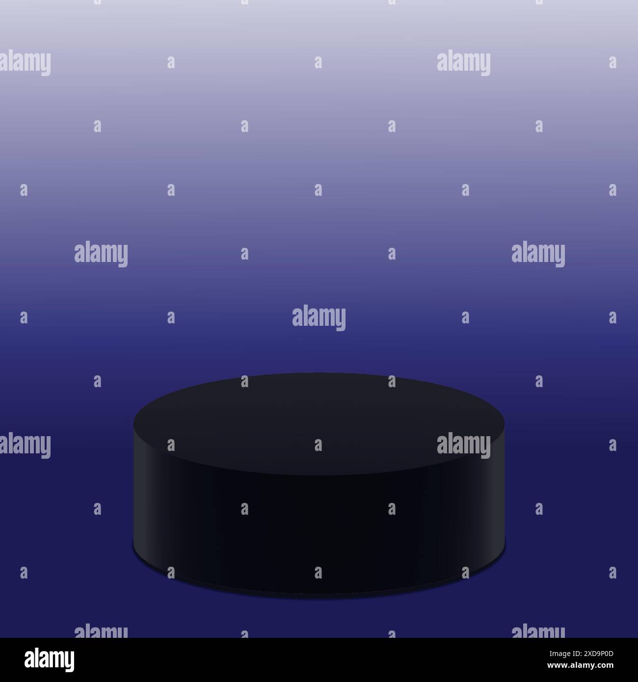 podio 3d con forme geometriche Illustrazione Vettoriale