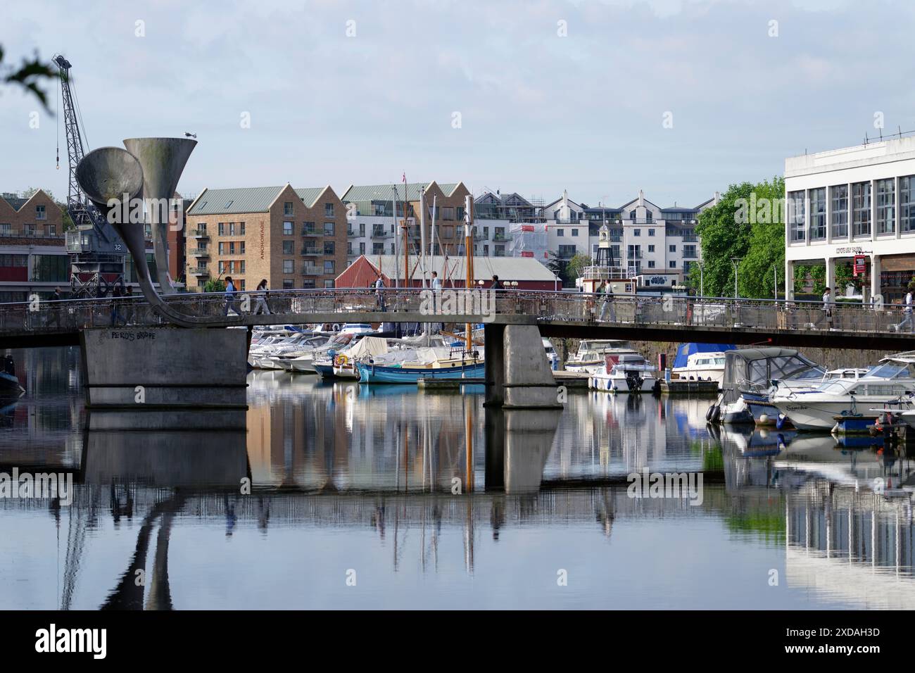 Reflection, Peros Bridge, Bristol, Inghilterra, Gran Bretagna Foto Stock