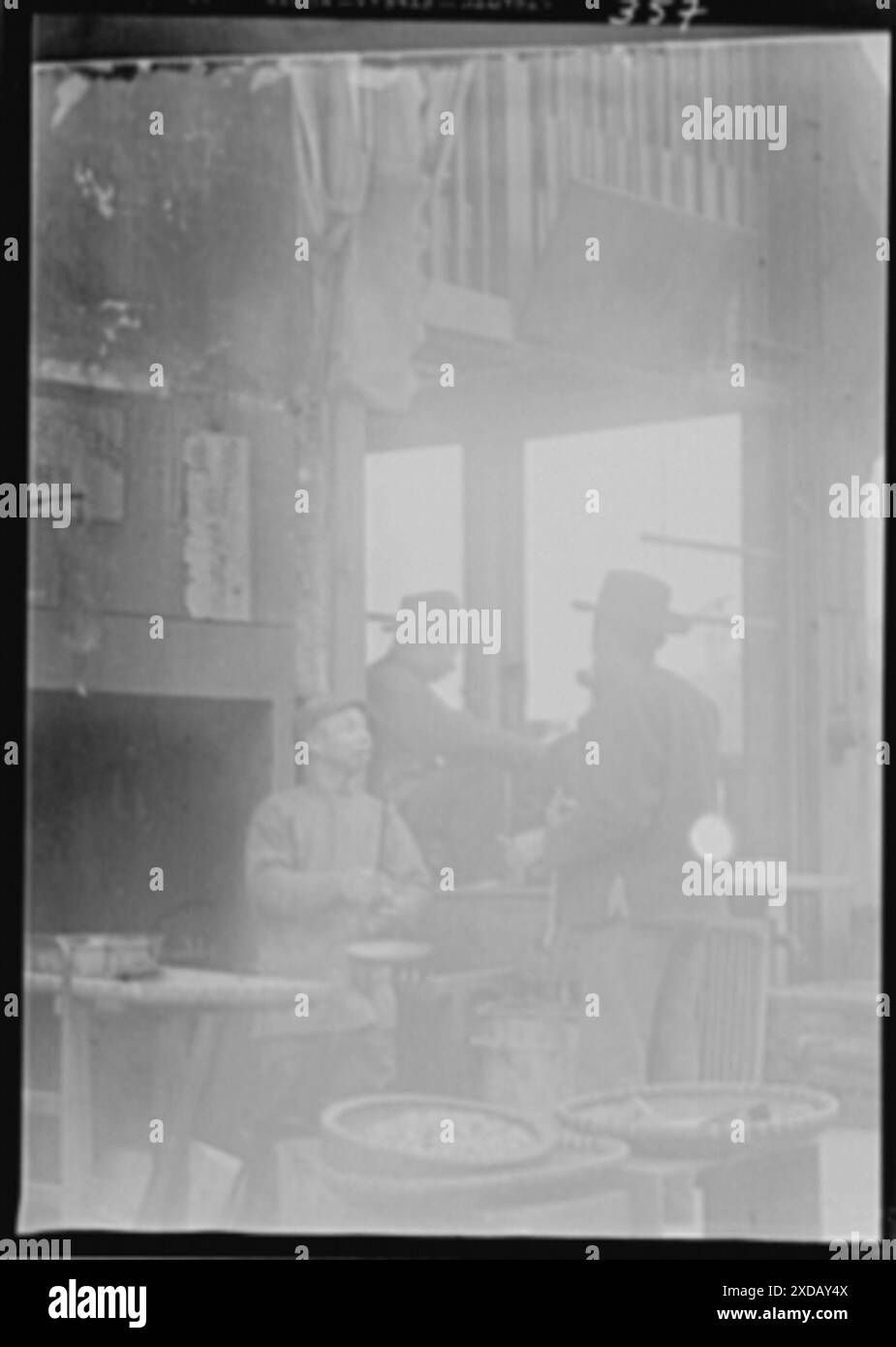 Un posto a Washington, Chinatown, San Francisco. Collezione fotografica Genthe. Foto Stock