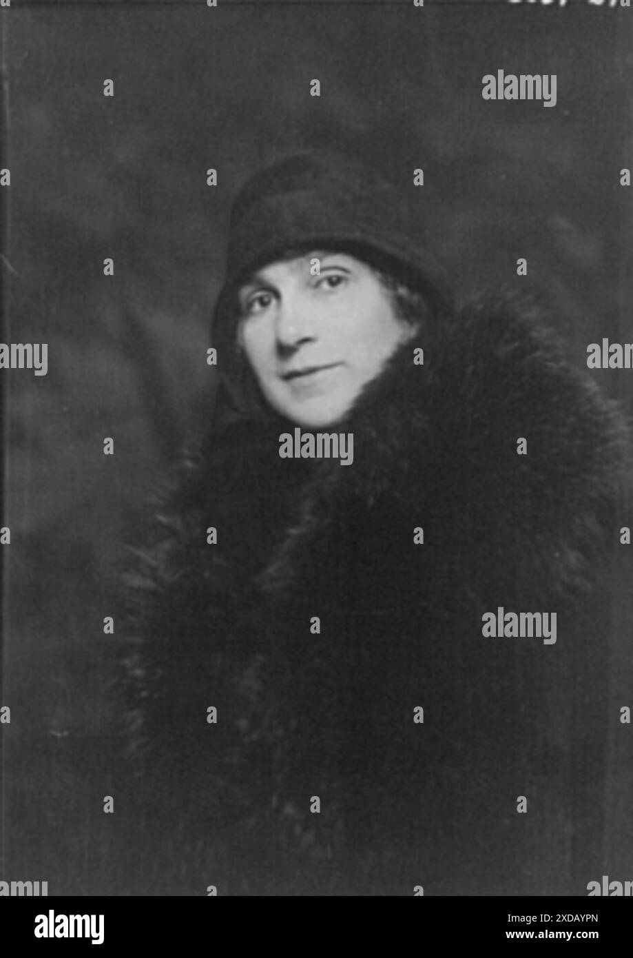 Fergusson, F.K., signora, fotografia ritratto. Collezione fotografica Genthe. Foto Stock