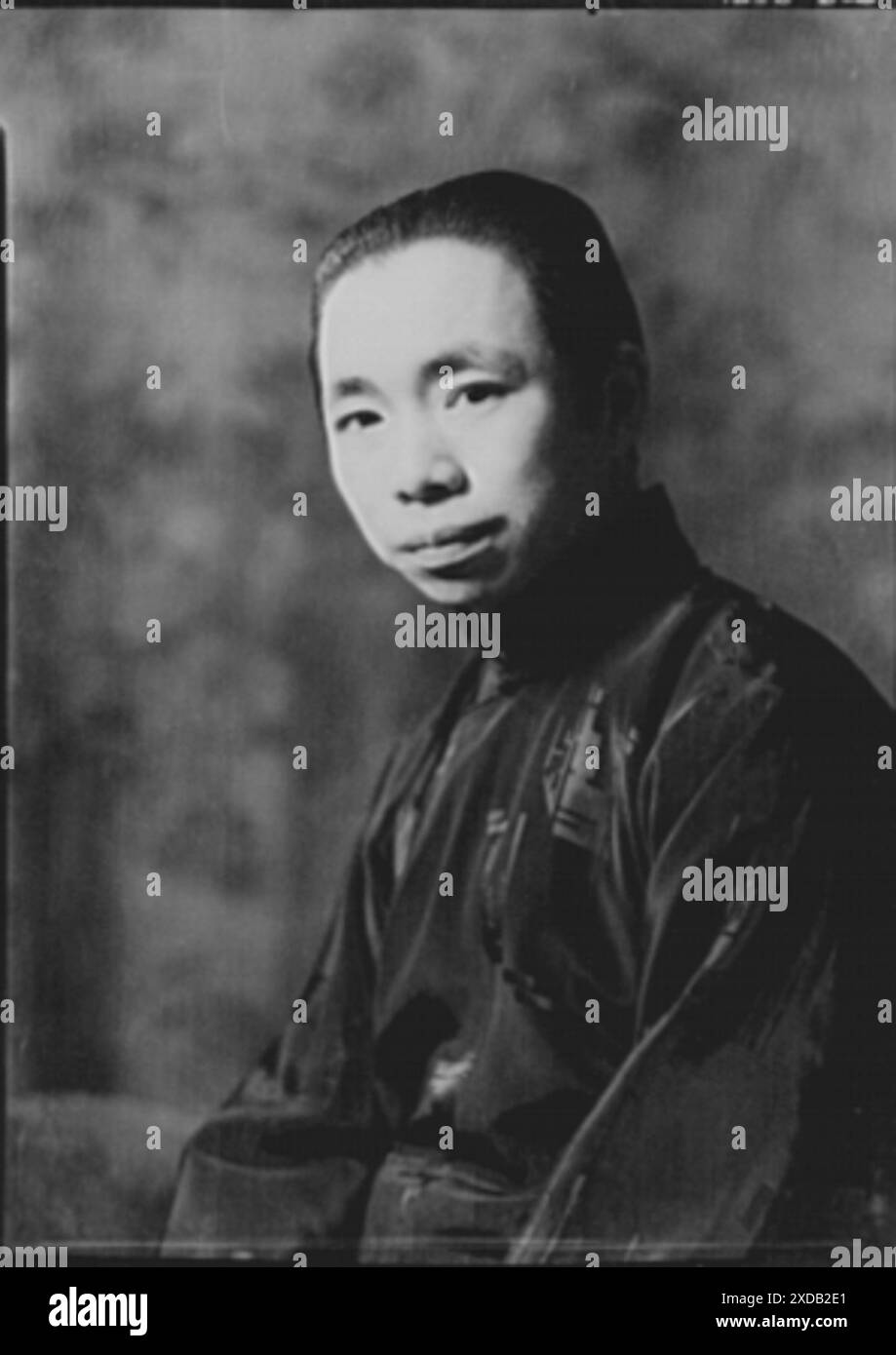 Hsiung, signor, fotografia ritratto. Collezione fotografica Genthe. Foto Stock