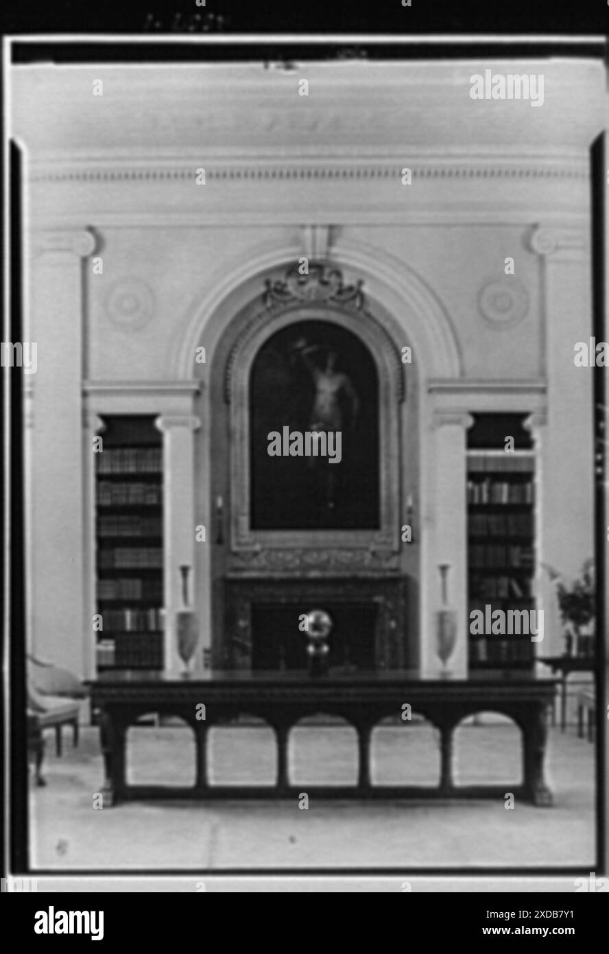 Vanderlip, Frank A., casa e scuola. Collezione fotografica Genthe. Foto Stock