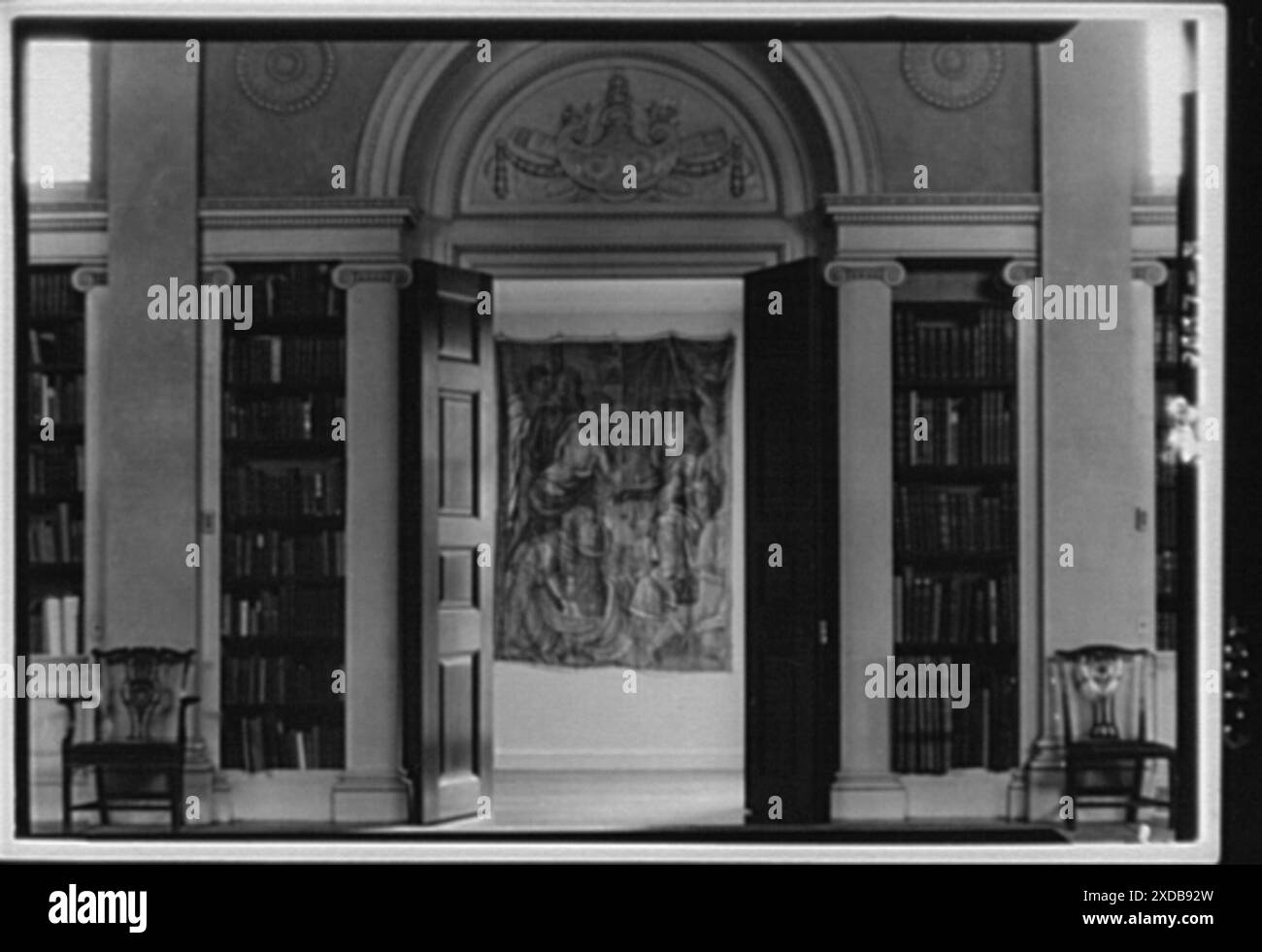 Vanderlip, Frank A., casa e scuola. Collezione fotografica Genthe. Foto Stock