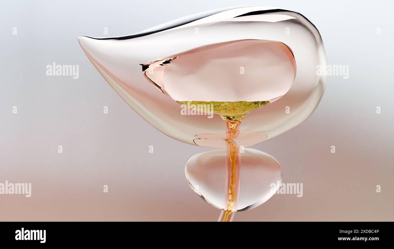 Sistema urinario o escretivo, dettagliata anatomia della vescica maschile e della ghiandola prostatica, urologia medica, riproduttiva genitale, Nefrologia, sezione trasversale di Pro Foto Stock