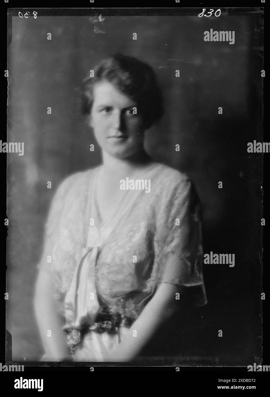 Schoonmaker, G.V., signorina, fotografia ritratto. Collezione fotografica Genthe. Foto Stock