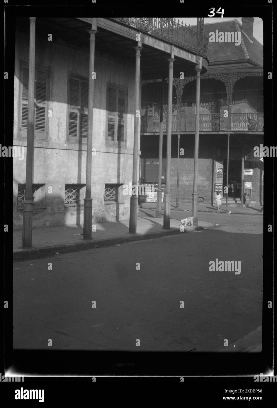 Dauphine Street, New Orleans. Collezione fotografica Genthe. Foto Stock