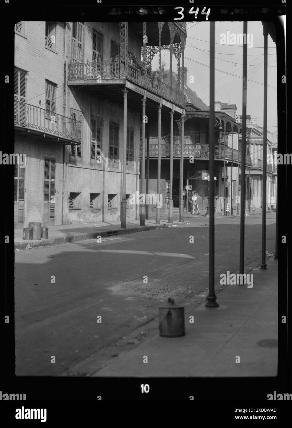 Dauphine Street, New Orleans. Collezione fotografica Genthe. Foto Stock