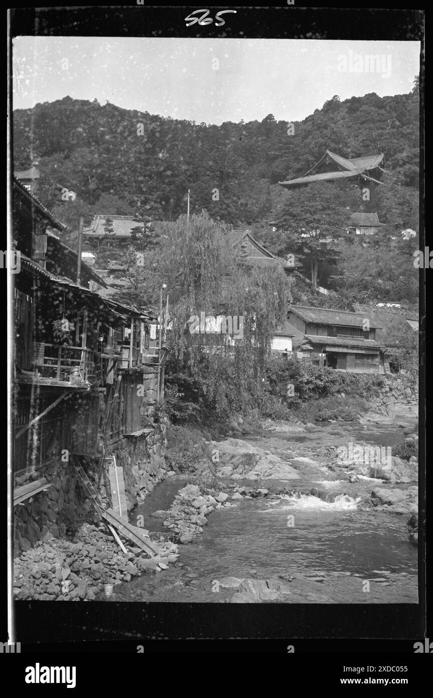 Vedute di viaggio del Giappone e della Corea. Collezione fotografica Genthe. Foto Stock