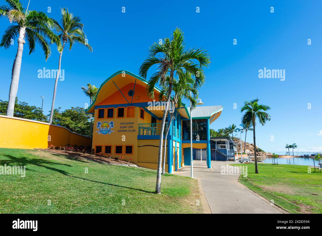 Arcadian Surf Life Saving Club, Strand Rock Pool, Townsville, far North Queensland, FNQ, QLD, Australia Foto Stock