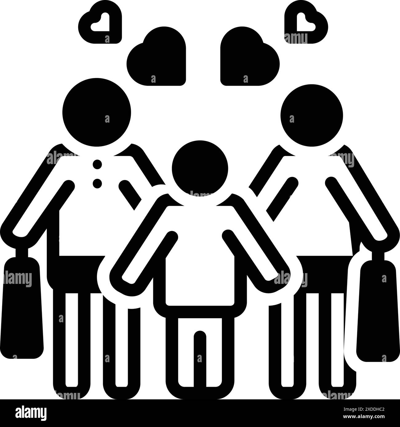 Icona per allegro, shopping Illustrazione Vettoriale