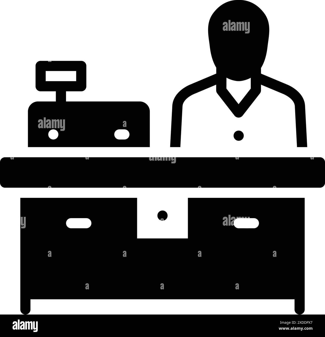 Icona per contatore, slug Illustrazione Vettoriale