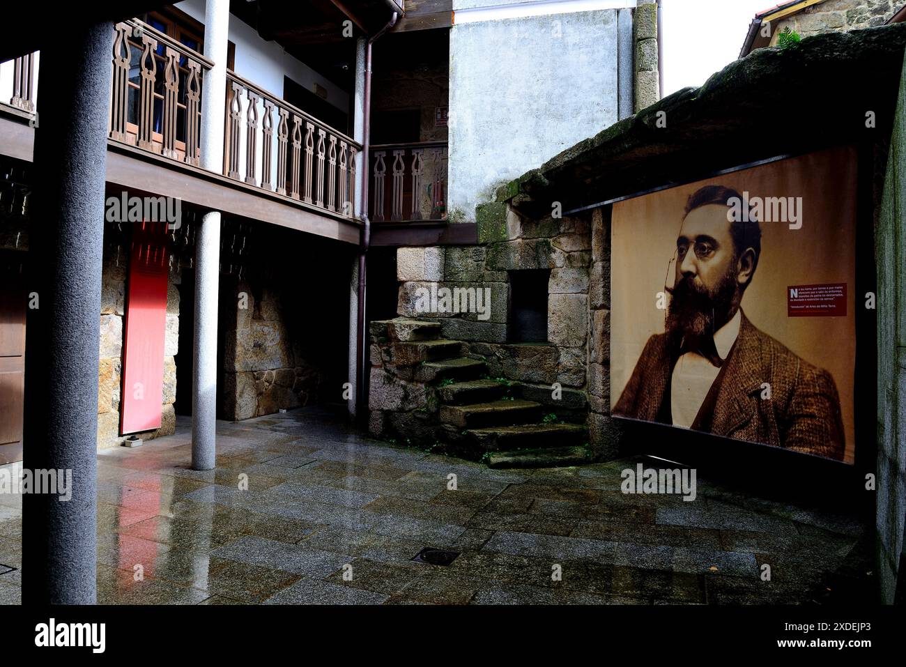 Museo di Curros Enriquez a Celanova, Ourense, Spagna Foto Stock