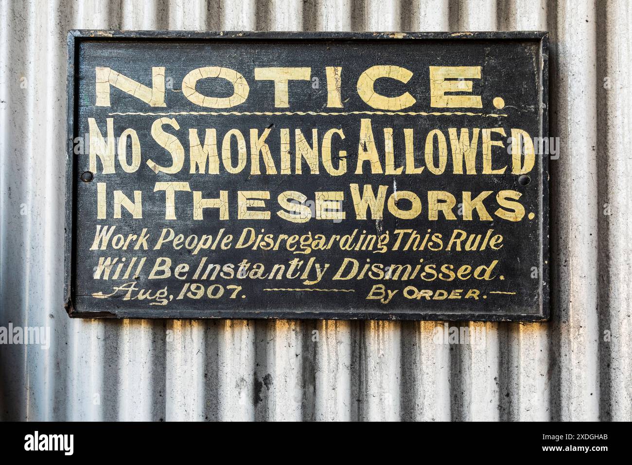 Europa, Regno Unito, Inghilterra, Contea di Durham, Stanley. Beamish. Beamish, museo panoramico all'aperto. Stazione di Rowley. Foto Stock