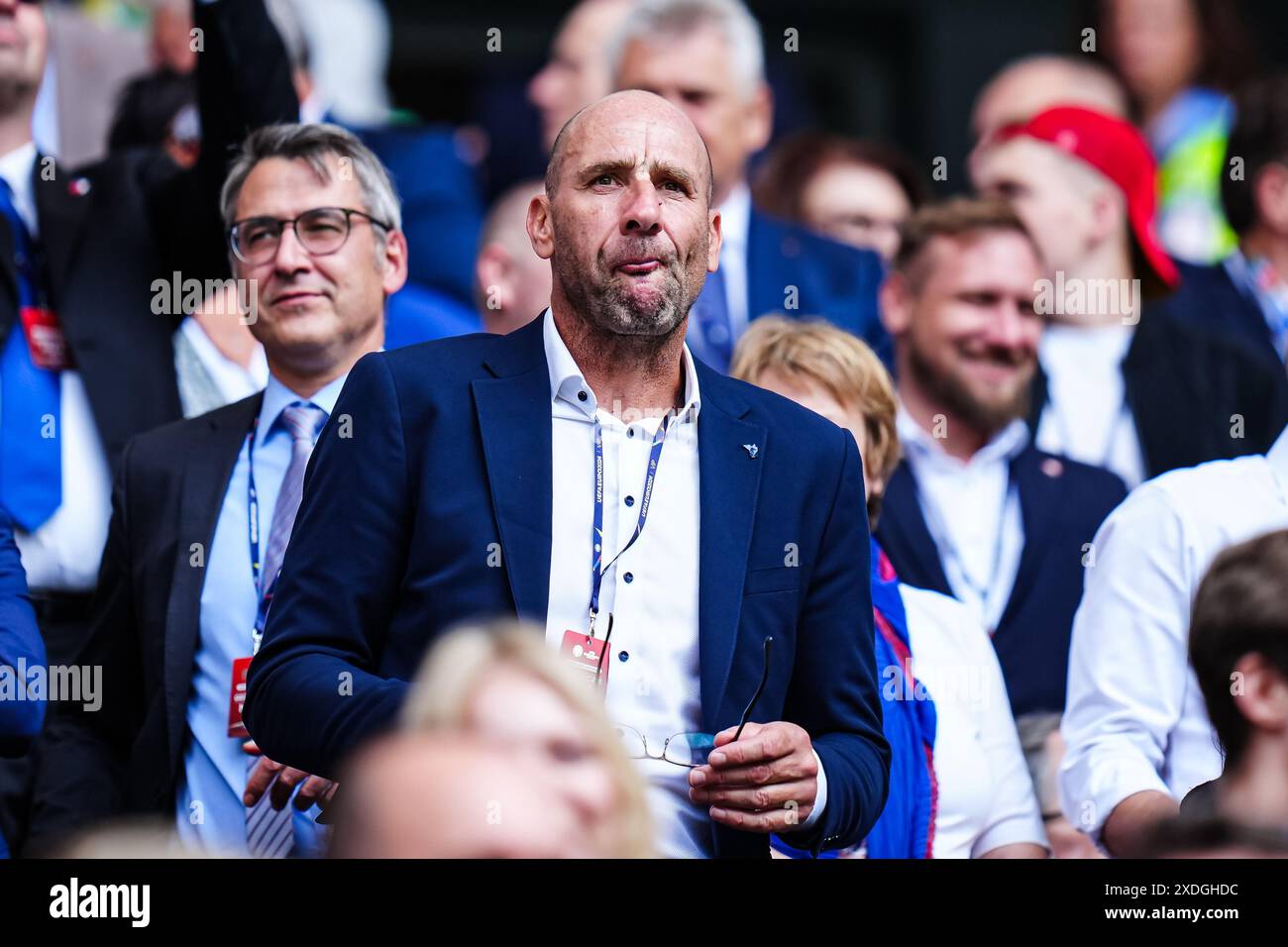 Jan Koller GER, Georgien vs. Tschechien, Fussball Europameisterschaft, UEFA Euro 2024, Spieltag 2, 22.06.2024 foto: Eibner-Pressefoto/Marcel von Fehrn Foto Stock