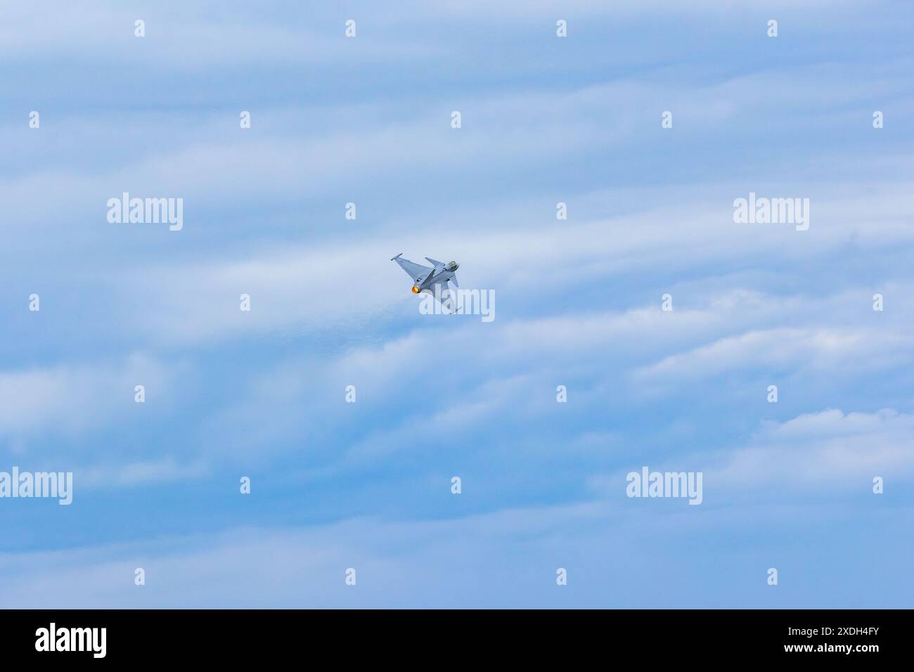 Il caccia Gripen dell'Aeronautica militare svedese Foto Stock