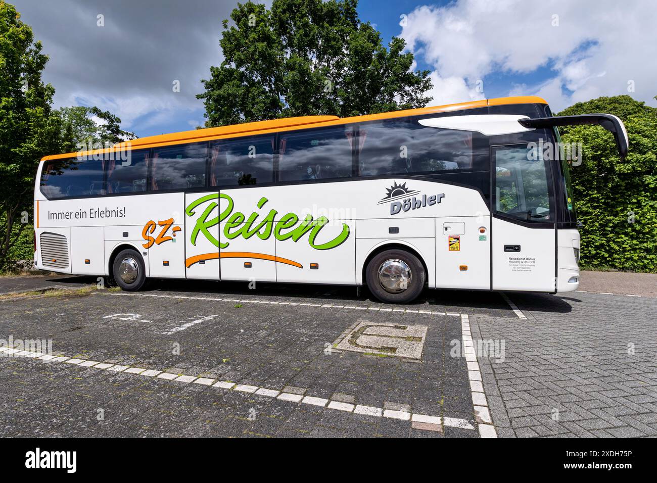 Pullman Reisedienst Döhler Mercedes-Benz Tourismo Foto Stock