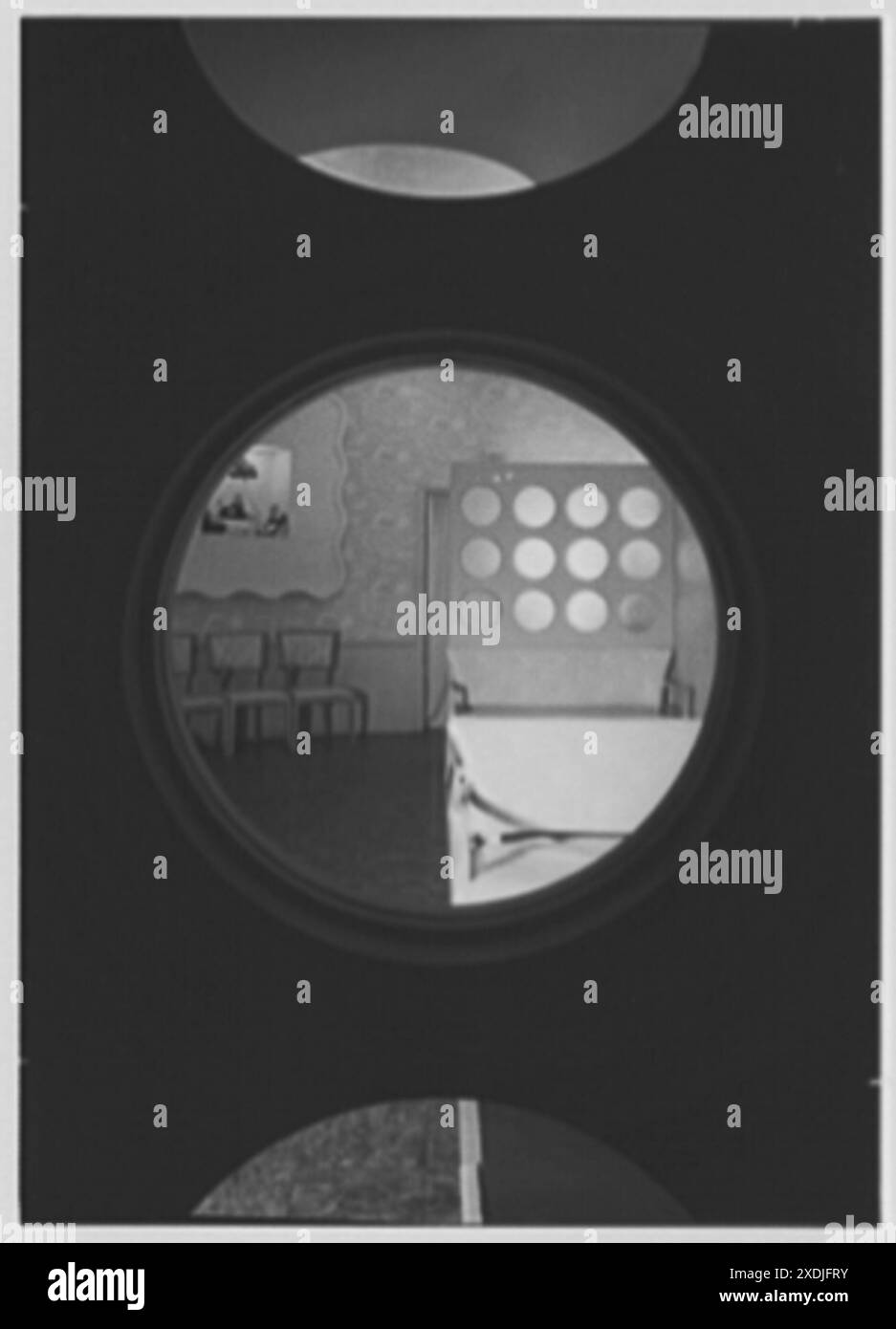 Jack's Juvenile Shoes, azienda al 96-14 di Queens Blvd., Rego Park. Dettagli interni. Collezione Gottscho-Schleisner Foto Stock