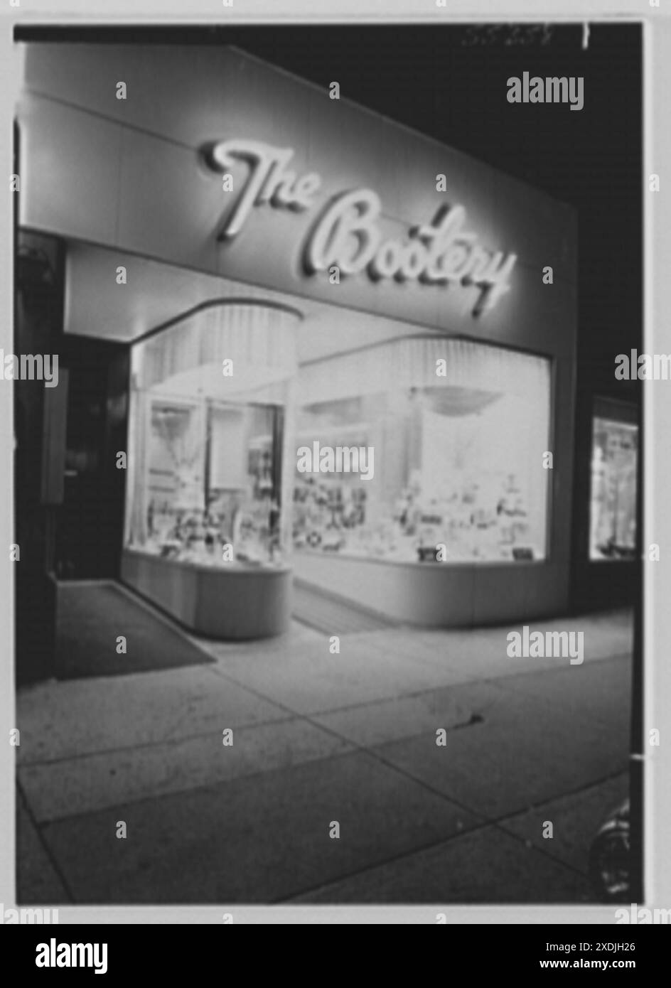 The Bootery, affari al 19 W. State St., Trenton, New Jersey. Esterno. Collezione Gottscho-Schleisner Foto Stock