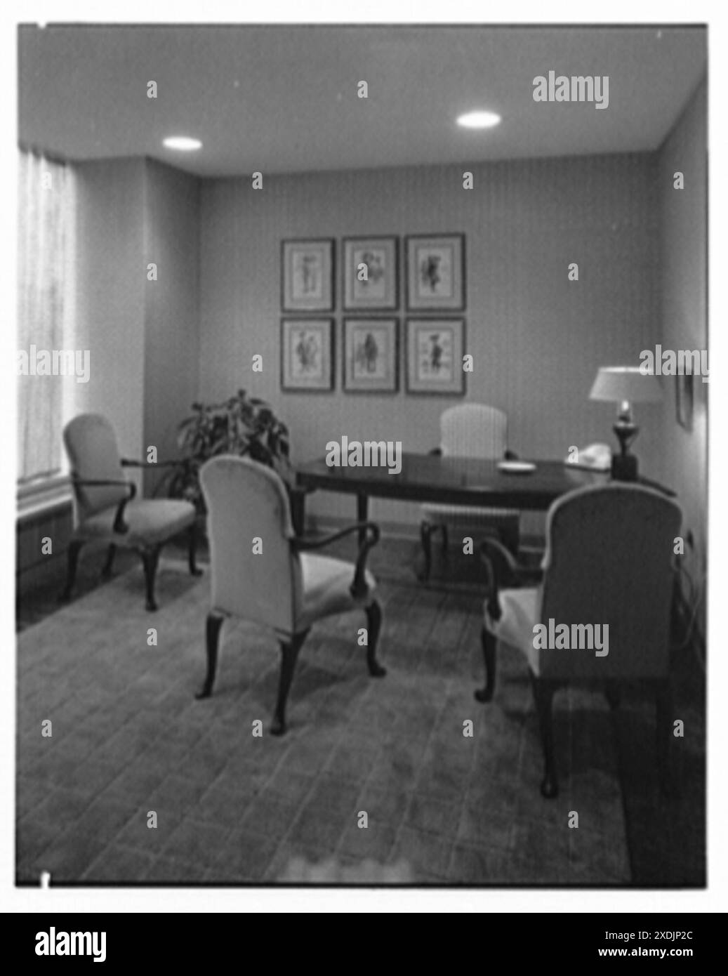 Warner Brothers Co., 90 Park Ave., New York City. Ufficio del signor Gillis. Collezione Gottscho-Schleisner Foto Stock