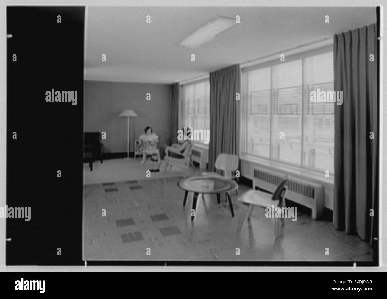 Goucher College, Towson, Maryland. Froelicher, foyer. Collezione Gottscho-Schleisner Foto Stock