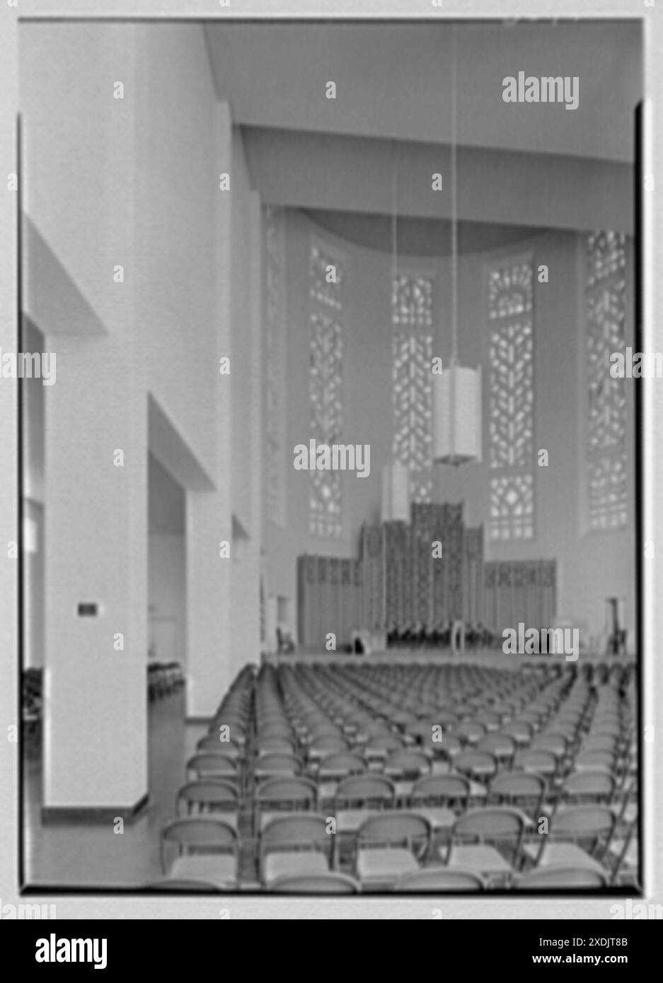 Fiera del mondo, Tempio della religione. Interno. Collezione Gottscho-Schleisner Foto Stock