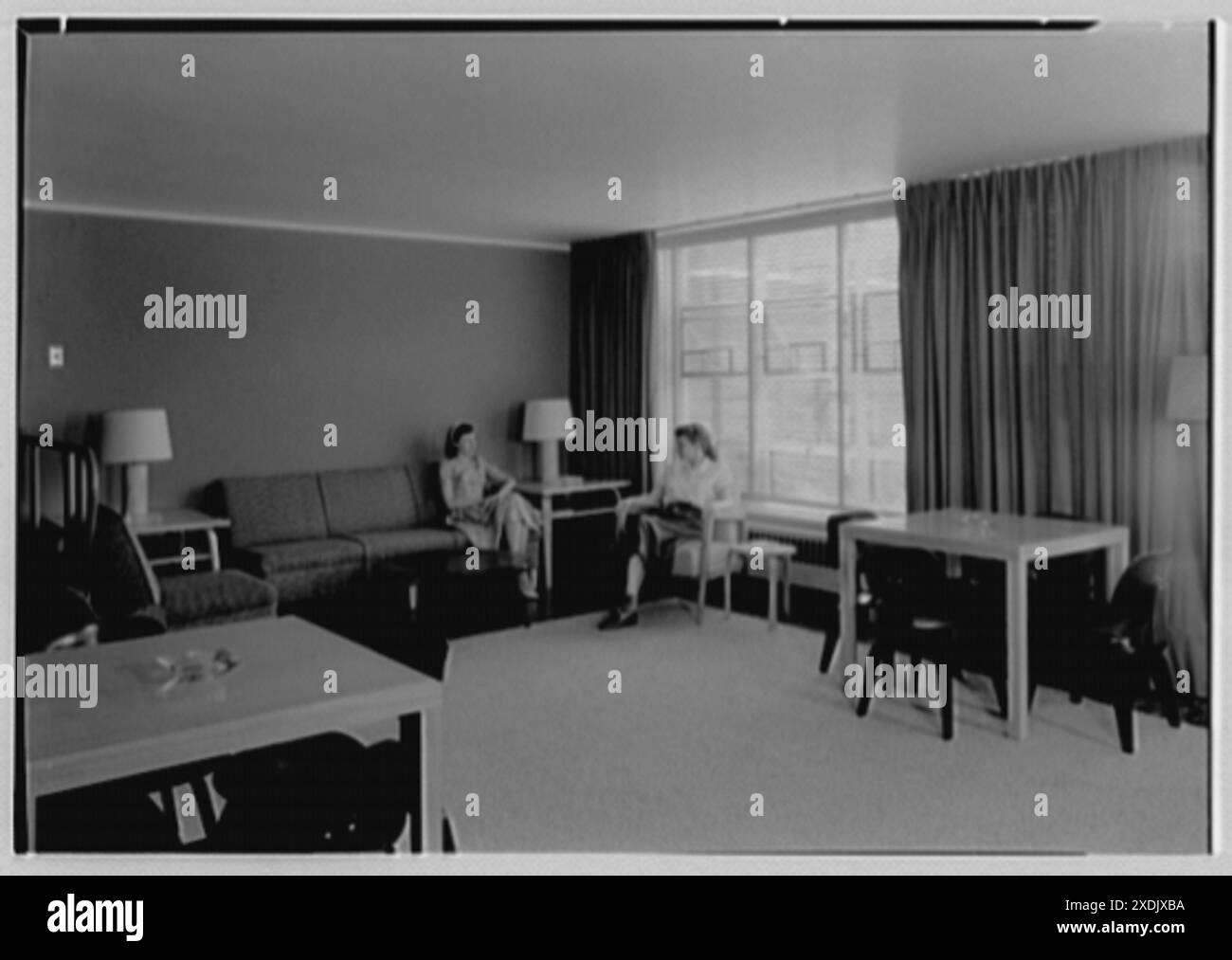 Goucher College, Towson, Maryland. Froelicher Commons. Collezione Gottscho-Schleisner Foto Stock