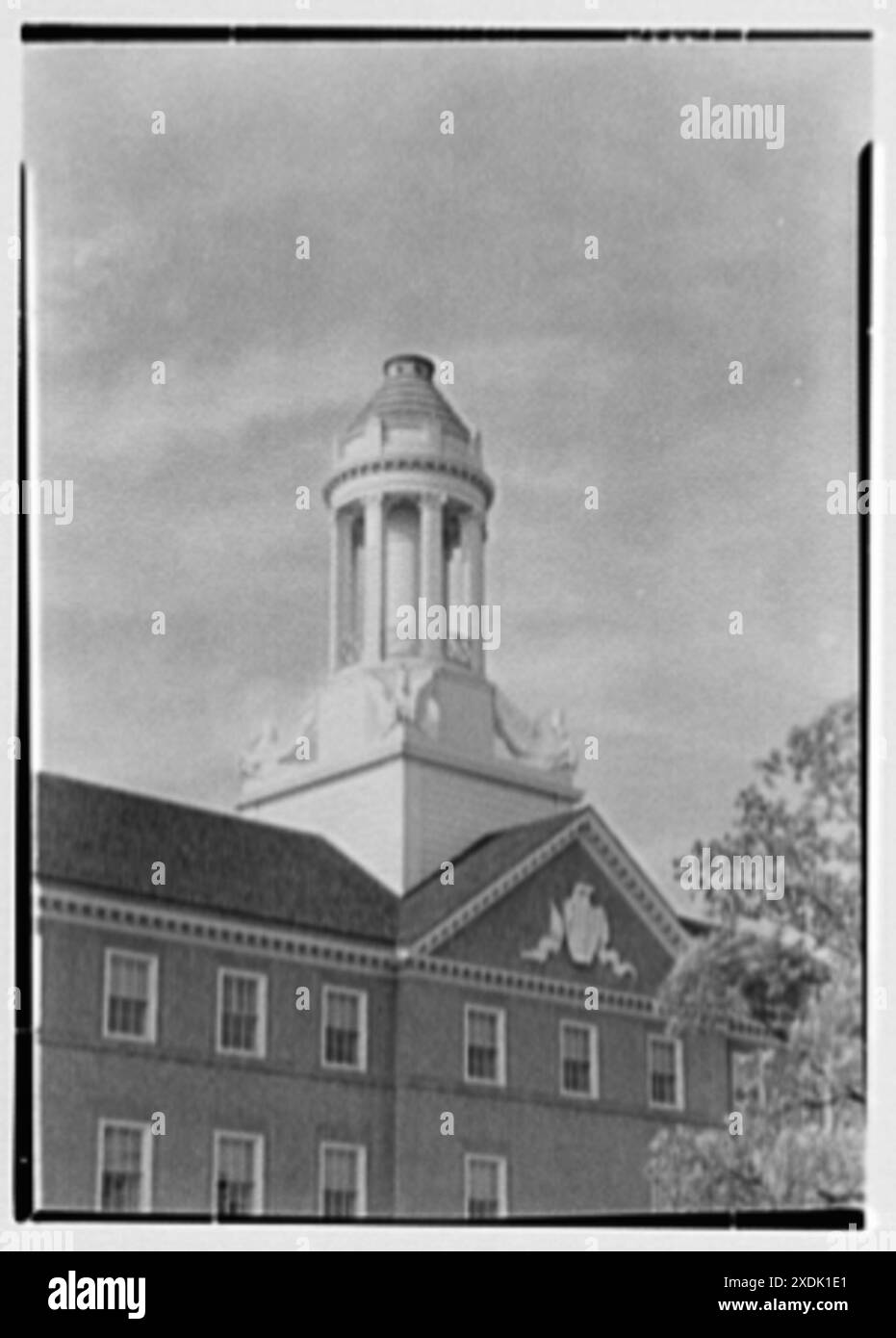 Reader's Digest, Chappaqua, New York. Dettaglio cupola. Collezione Gottscho-Schleisner Foto Stock