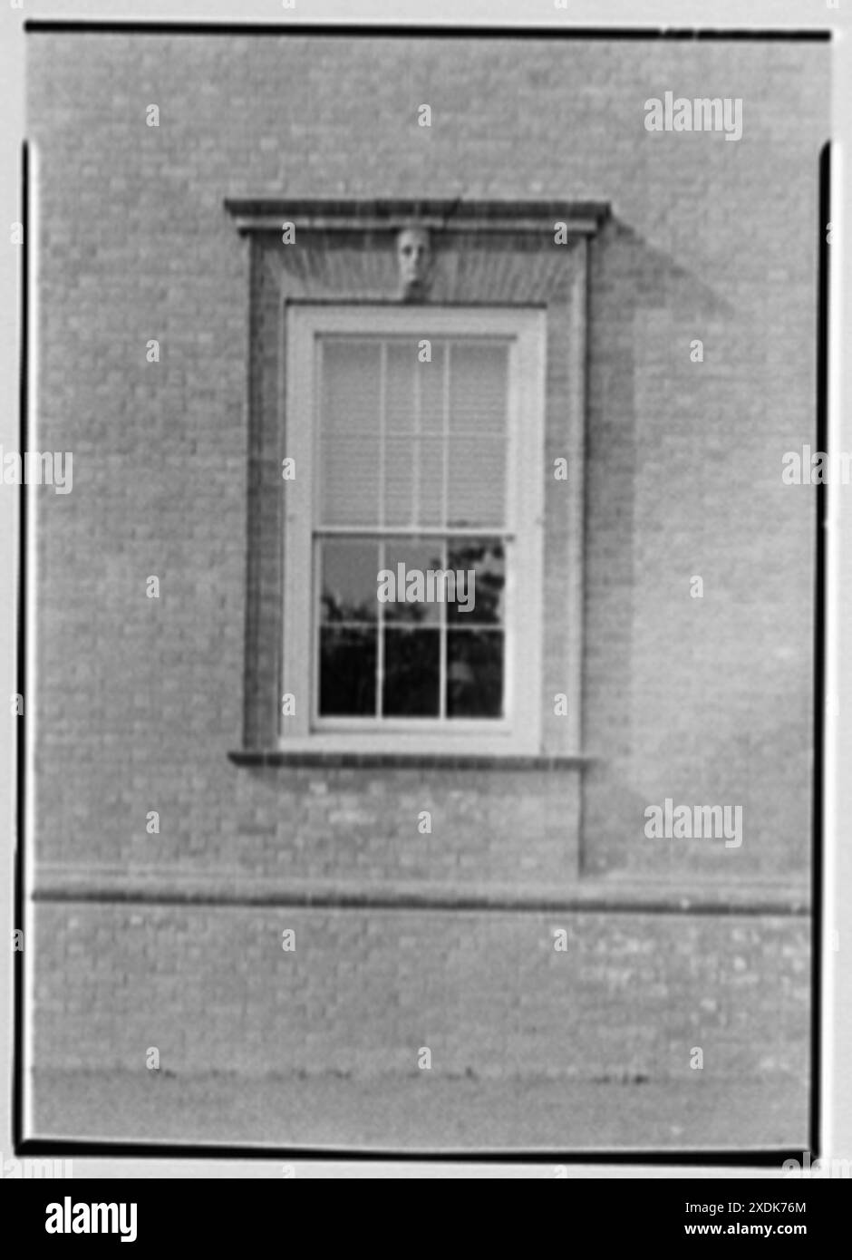 Reader's Digest, Chappaqua, New York. Dettagli finestra. Collezione Gottscho-Schleisner Foto Stock