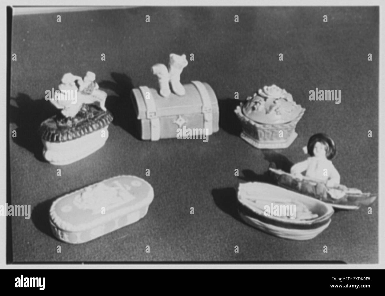 Spettacolo di hobby dell'Union League Club, Park Ave. E 37th St., New York City. Collezione Matchboxes II. Gottscho-Schleisner Foto Stock