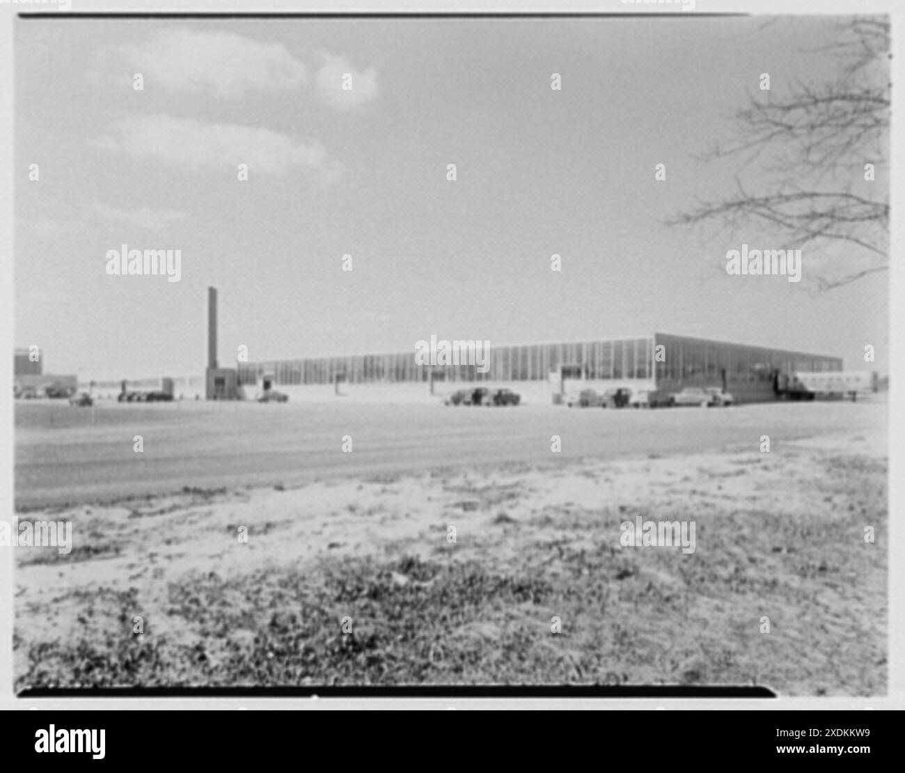 Wheaton Glass Co., Millville, New Jersey. Vista a ovest dall'edificio posteriore. Collezione Gottscho-Schleisner Foto Stock Wheaton Glass Co., Millville, New Jersey. Vista a ovest dall'edificio posteriore. Collezione Gottscho-Schleisner Foto Stock
