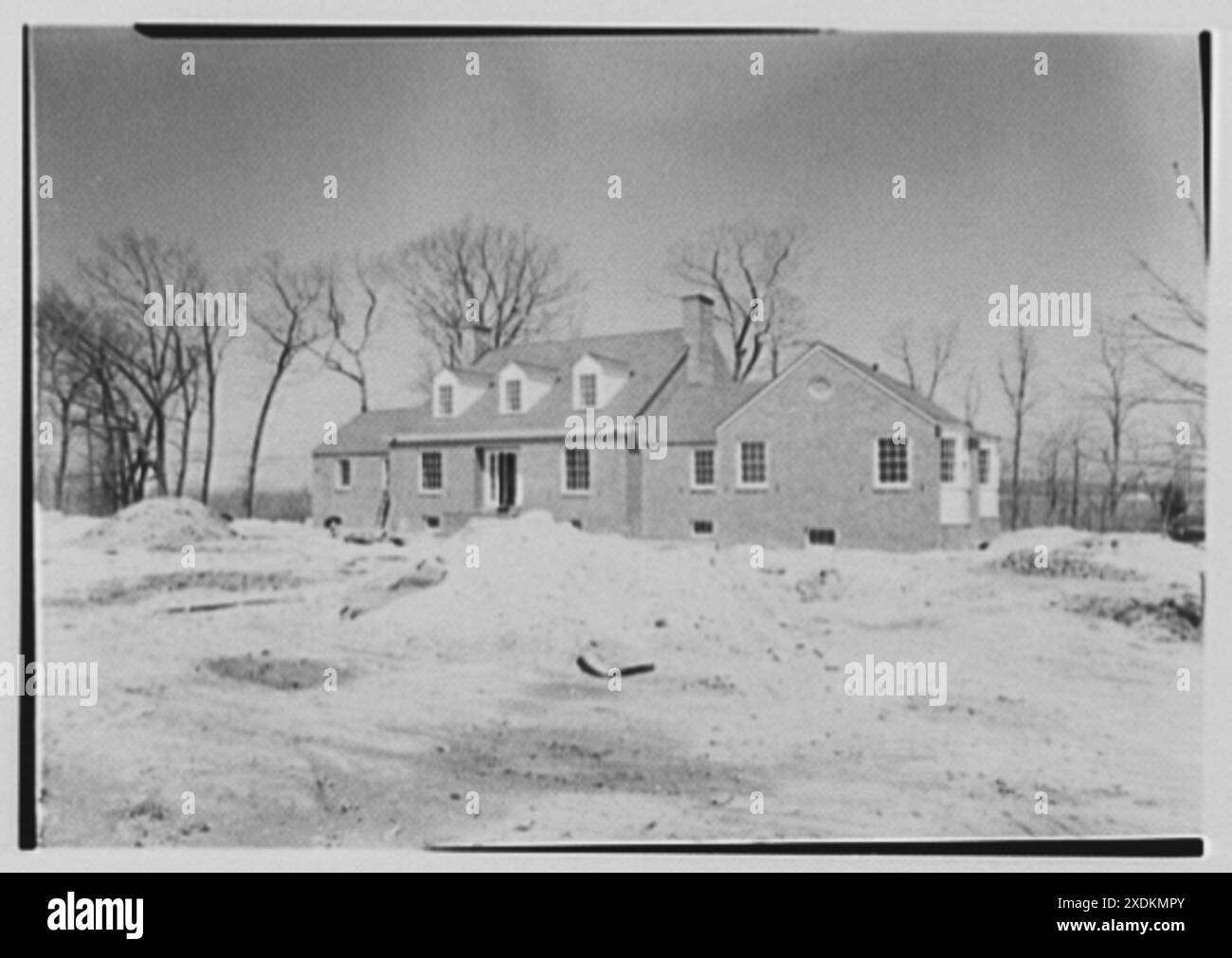 Signor e signora Newton, residenza a Center Island, Oyster Bay, Long Island, New York. Prima di II. Gottscho-Schleisner Collection Foto Stock