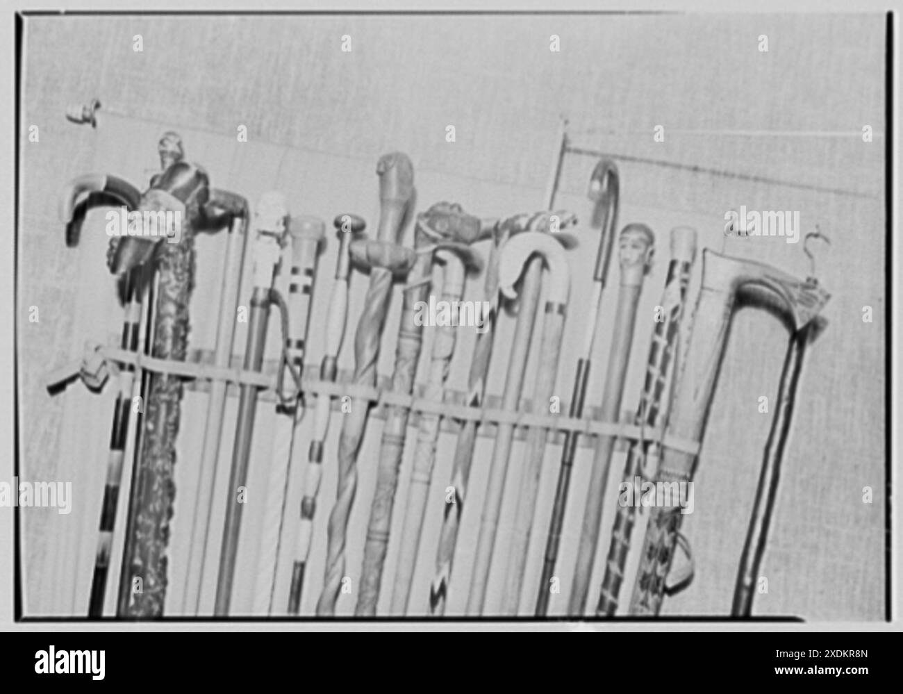 Spettacolo di hobby dell'Union League Club, Park Ave. E 37th St., New York City. Collezione Canne II. Gottscho-Schleisner Foto Stock